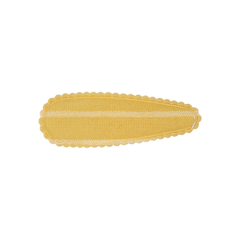 Wholesale Embroidered Floral Children's Hairpin BB Clip Cute Little Girl Fabric Hair Accessories Girls' Baby Hair